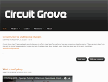 Tablet Screenshot of circuitgrove.com